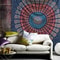 Bohemian Mandala Wall Tapestry Hippie Psychedelic Fabric Decor For Bedroom Living Space 12