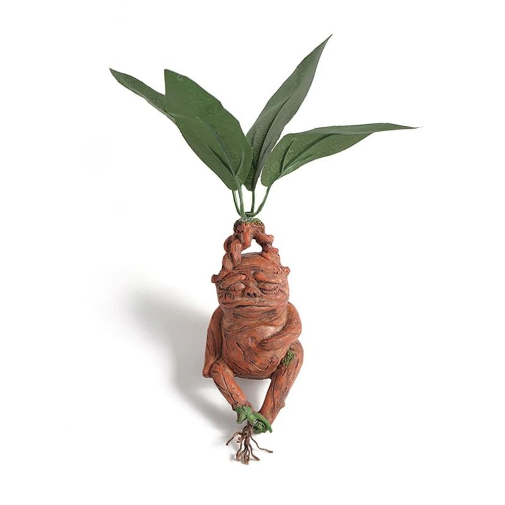 Mandrake Grass Resin Statue Whimsical Garden Figurine For Indoor Outdoor Decor 1