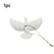 Christmas Dove Ornament Figurine Creative Pigeon Statue For Holiday Home Decor Gifts 6