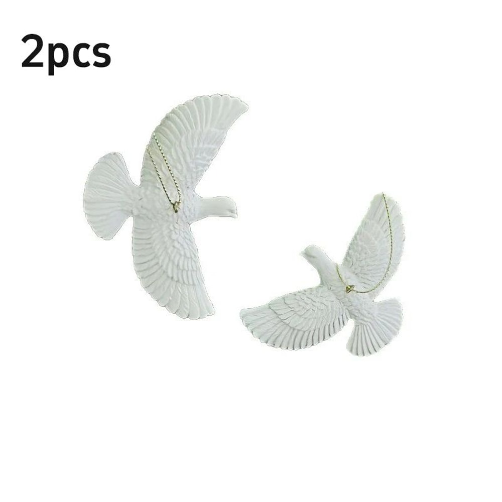 Christmas Dove Ornament Figurine Creative Pigeon Statue For Holiday Home Decor Gifts 7