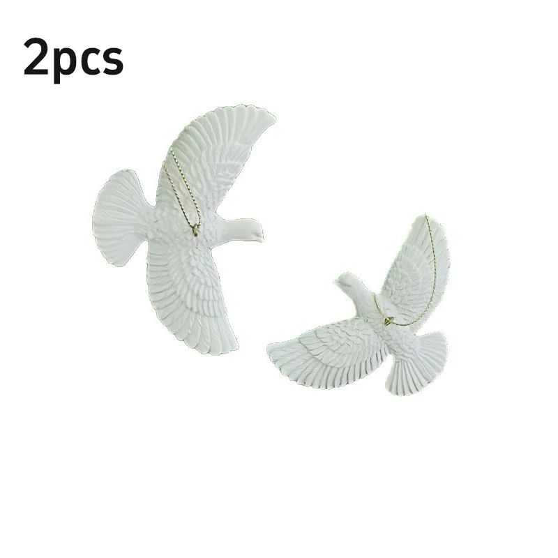 Christmas Dove Ornament Figurine Creative Pigeon Statue For Holiday Home Decor Gifts 7