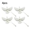 Christmas Dove Ornament Figurine Creative Pigeon Statue For Holiday Home Decor Gifts 8