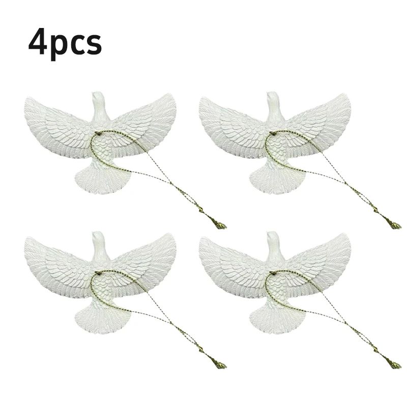 Christmas Dove Ornament Figurine Creative Pigeon Statue For Holiday Home Decor Gifts 8