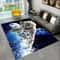 3D Animal Print Area Rug NonSlip Flannel Carpet For Living Room Bedroom Home Decor 2