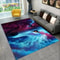 3D Animal Print Area Rug NonSlip Flannel Carpet For Living Room Bedroom Home Decor 24