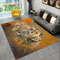 3D Animal Print Area Rug NonSlip Flannel Carpet For Living Room Bedroom Home Decor 25