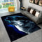3D Animal Print Area Rug NonSlip Flannel Carpet For Living Room Bedroom Home Decor 26