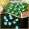 GlowintheDark Blue Mini Duck Figurines Luminous Resin Ducks For DIY Garden Aquarium Decor 2