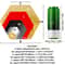 Modern Hexagon Acrylic Mirror Tiles 3D SelfAdhesive Wall Decor For DIY Home Styling 5