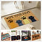 Cat Paw Print Doormat NonSlip Absorbent Flannel Rug For Entrance Kitchen Home Decor 0
