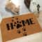 Cat Paw Print Doormat NonSlip Absorbent Flannel Rug For Entrance Kitchen Home Decor 7