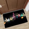 Music Theme Floor Mat NonSlip Polyester Doormat For Kitchen Bathroom Home Entrance 2