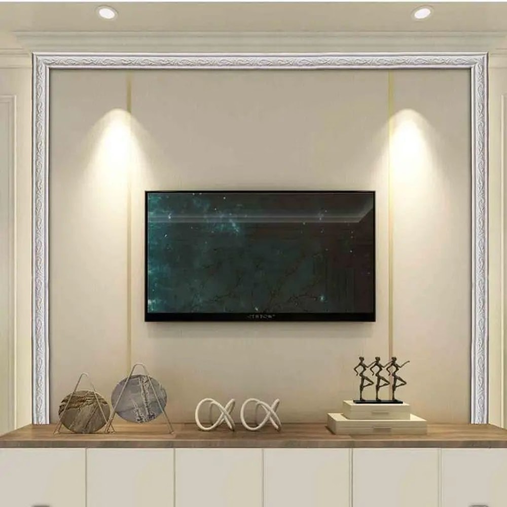 3D SelfAdhesive Foam Wall Edge Trim Waterproof Flexible Molding Strip 2