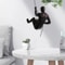 Rock Climbing Man Resin Wall Sculpture 3D Adventure Wall Art Decor 3