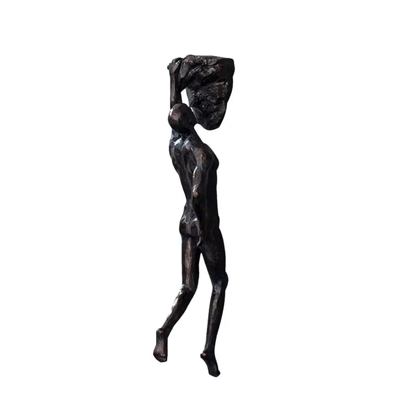 Rock Climbing Man Resin Wall Sculpture 3D Adventure Wall Art Decor 10