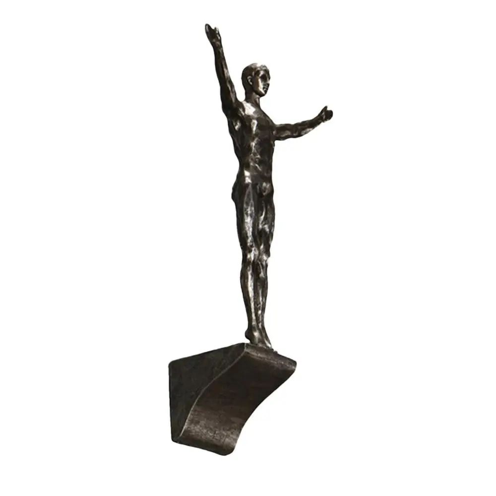 Rock Climbing Man Resin Wall Sculpture 3D Adventure Wall Art Decor 17