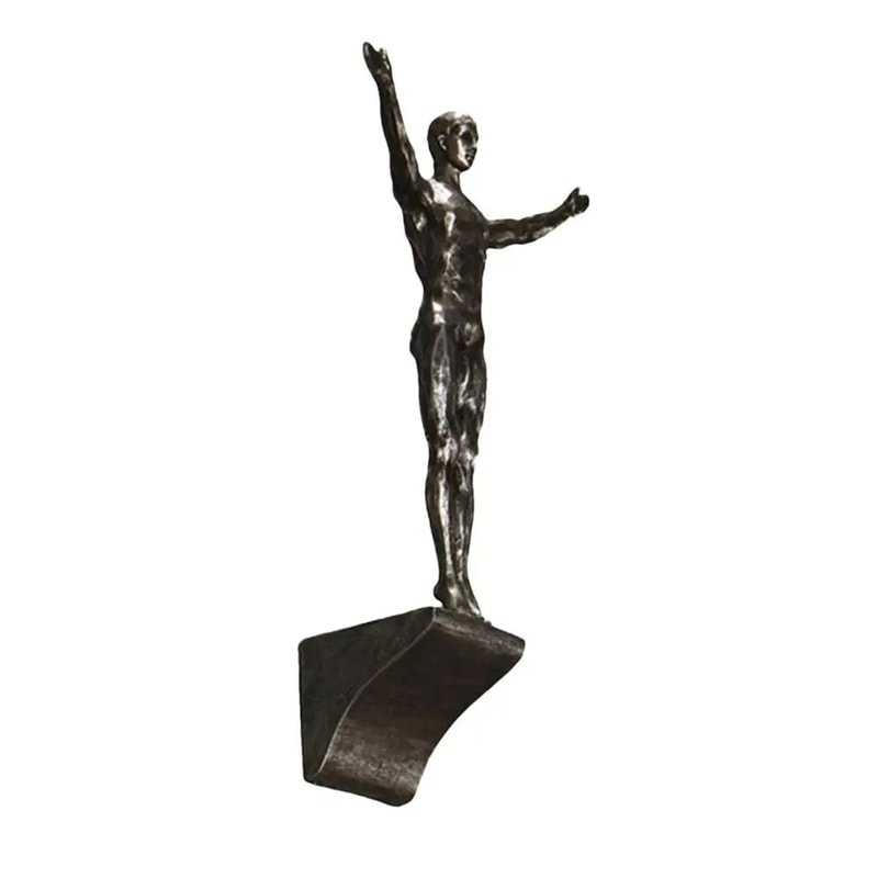 Rock Climbing Man Resin Wall Sculpture 3D Adventure Wall Art Decor 17