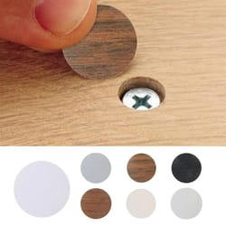 self-adhesive screw hole cover stickers – wood grain pvc furniture repair dots