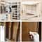 SelfAdhesive Screw Hole Cover Stickers Wood Grain PVC Furniture Repair Dots 5