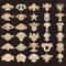 Natural Wood Carved Applique Onlays Antique Furniture Moulding Decor 0