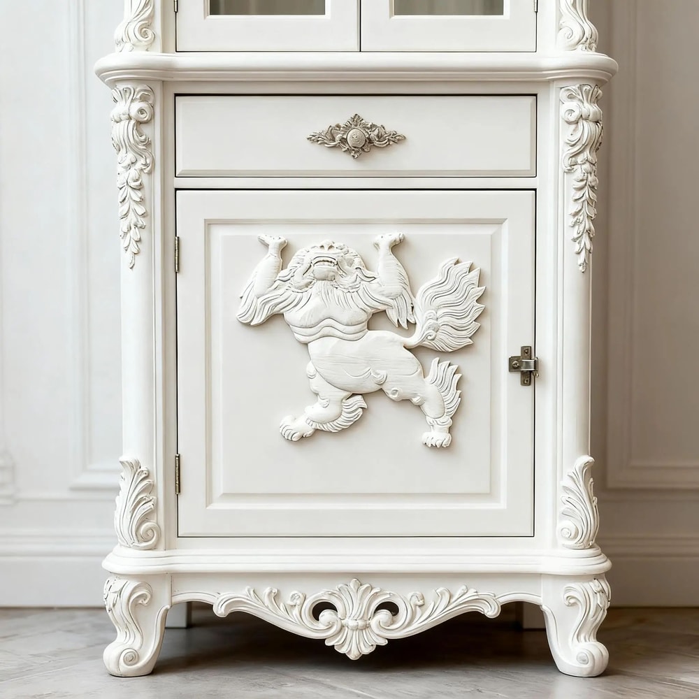 Natural Wood Carved Applique Onlays Antique Furniture Moulding Decor 5