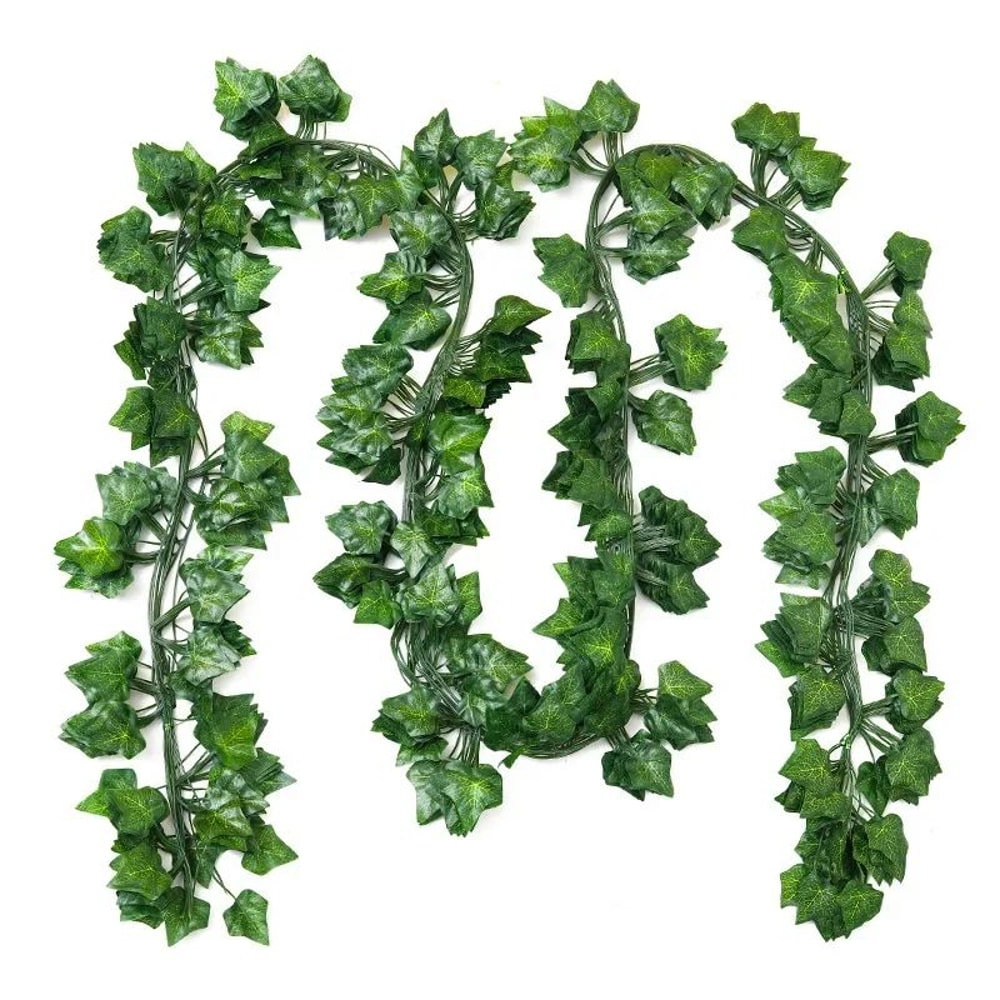 Artificial Ivy Leaf Vine Garland Realistic Hanging Greenery Decor 0