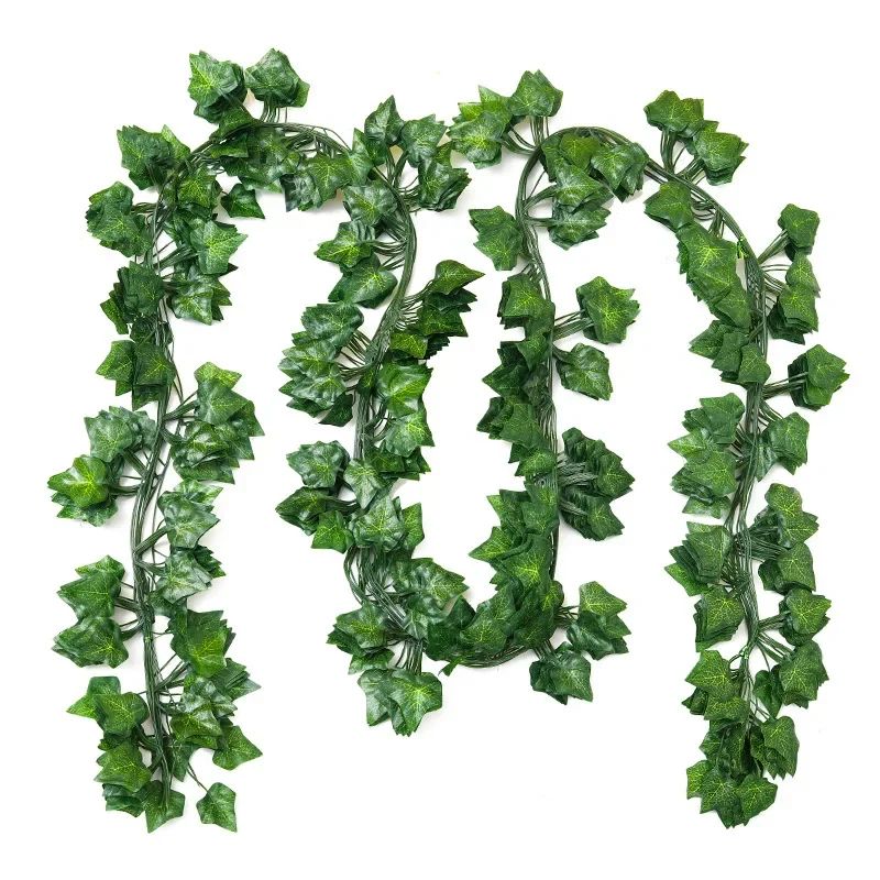Artificial Ivy Leaf Vine Garland Realistic Hanging Greenery Decor 0