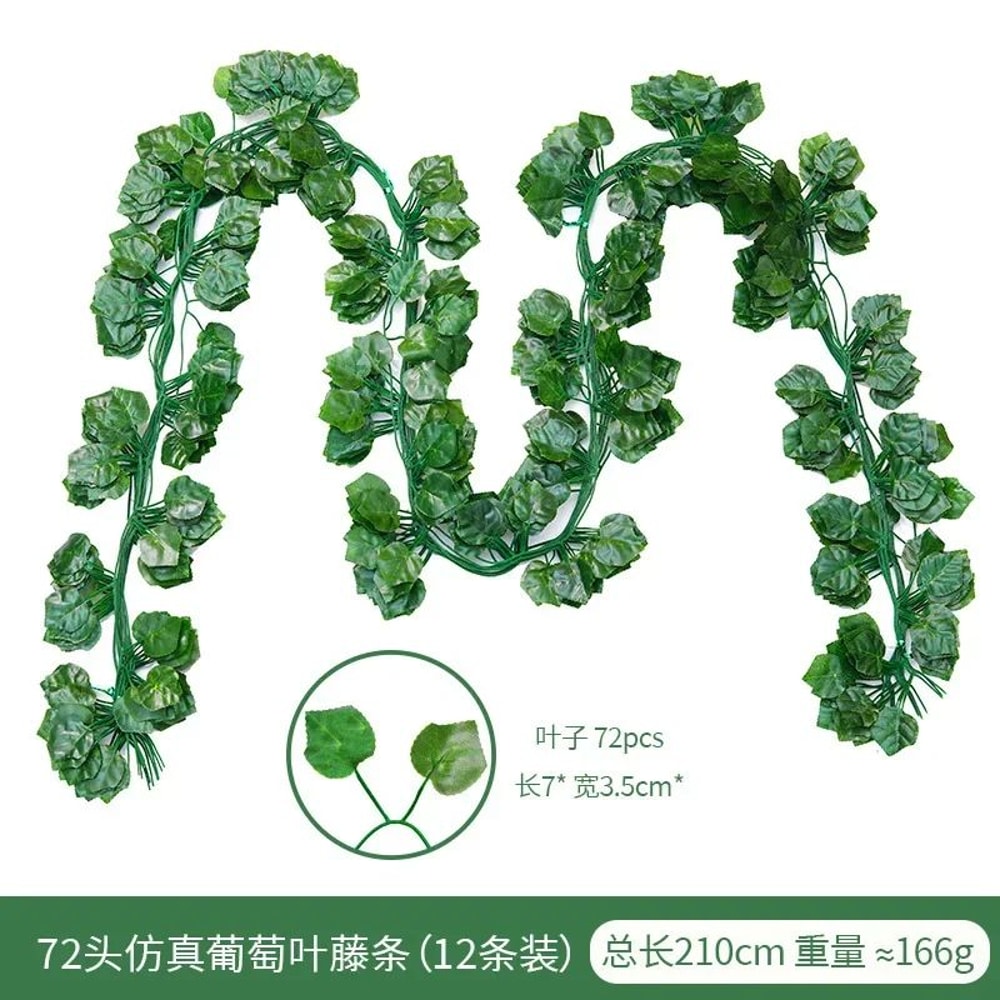 Artificial Ivy Leaf Vine Garland Realistic Hanging Greenery Decor 7