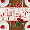 Chinese New Year Dragon Linen Table Runner Spring Festival Dining Decor 2
