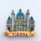 Austria Scenic Fridge Magnet Vienna Salzburg Innsbruck Souvenir Decor 1