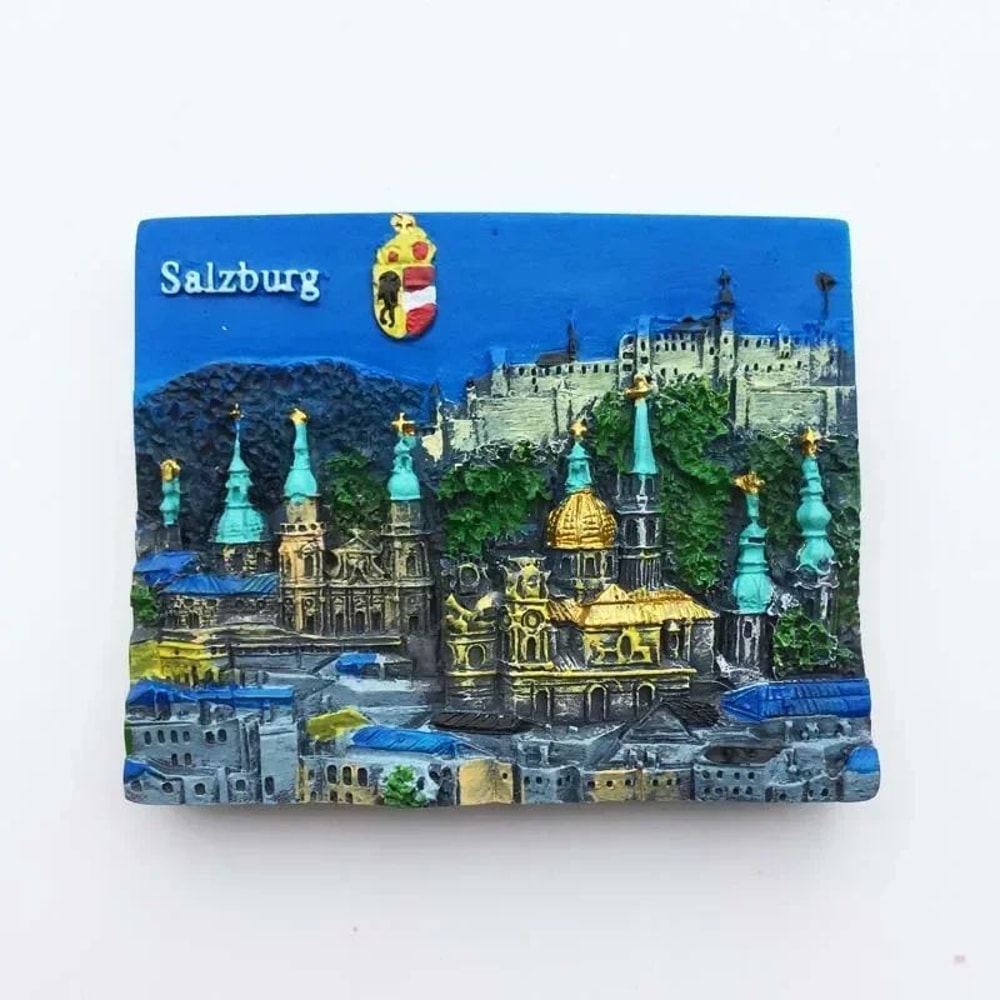 Austria Scenic Fridge Magnet Vienna Salzburg Innsbruck Souvenir Decor 2