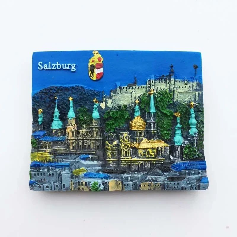 Austria Scenic Fridge Magnet Vienna Salzburg Innsbruck Souvenir Decor 2