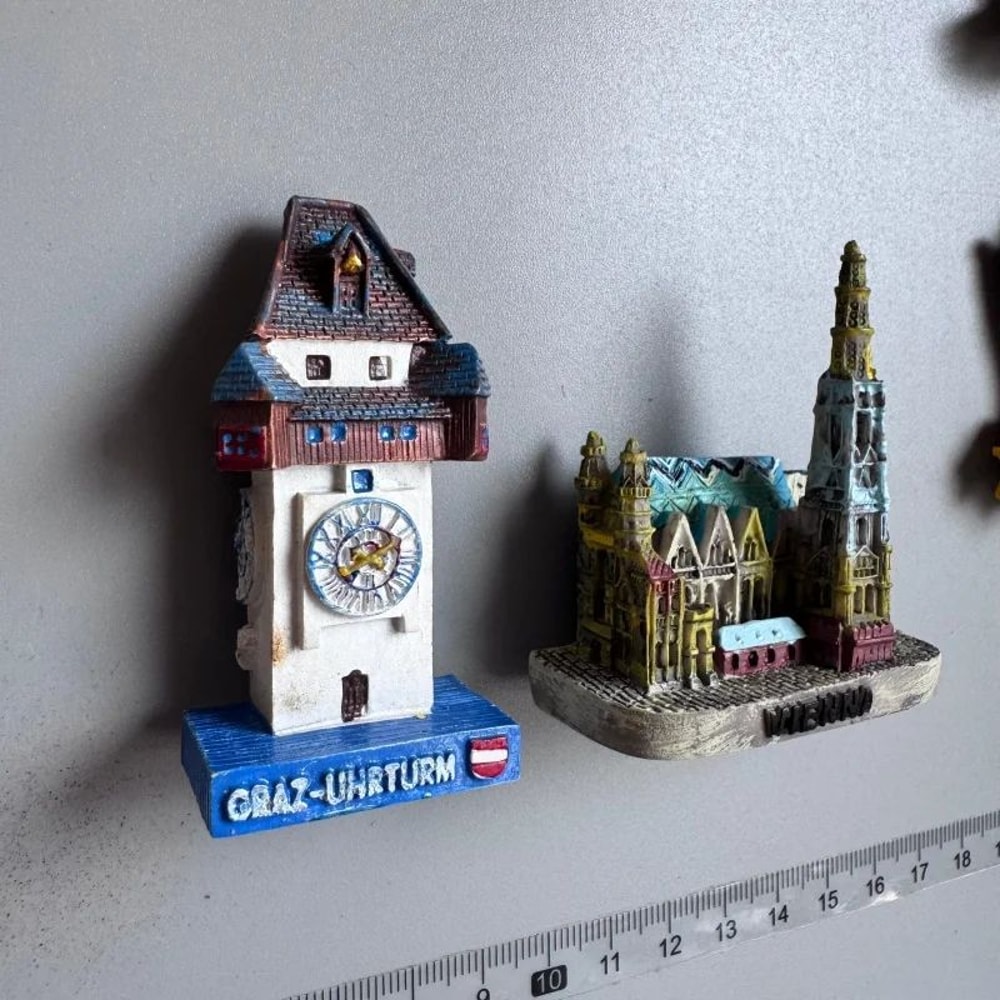Austria Scenic Fridge Magnet Vienna Salzburg Innsbruck Souvenir Decor 5