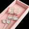 HandCarved Crystal Rose Gemstone Healing Flower Ornament Gift 0