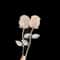 HandCarved Crystal Rose Gemstone Healing Flower Ornament Gift 19