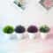 Artificial Green Bonsai Plant Mini Potted Faux Tree Home Decor 5