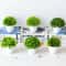 Artificial Green Bonsai Plant Mini Potted Faux Tree Home Decor 1