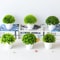 Artificial Green Bonsai Plant Mini Potted Faux Tree Home Decor 1