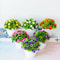 Artificial Green Bonsai Plant Mini Potted Faux Tree Home Decor 2