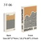 Matisse Decorative Book Storage Box Abstract Coffee Table Faux Book Decor 17