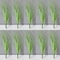 Artificial Grass Bush Decor Mini Faux Greenery Landscape Plants 19