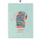 Laundry Girl Canvas Wall Art Nordic Bathroom Poster Print Home Decor 10