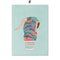 Laundry Girl Canvas Wall Art Nordic Bathroom Poster Print Home Decor 10
