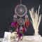 Handmade FiveRing Dream Catcher Wall Hanging Boho Feather Bead Home Decor 0