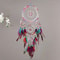 Handmade FiveRing Dream Catcher Wall Hanging Boho Feather Bead Home Decor 1