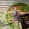 Flute Playing Fairy Garden Statue Angel Resin Outdoor Lawn Sculpture Decor 0