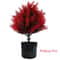 Red Lavender Artificial Stake Plant Outdoor Garden Decor Faux Flower 6
