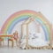 Large Rainbow Wall Decals For Kids Room Pastel Nursery Wall Stickers Mural 1