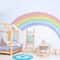 Large Rainbow Wall Decals For Kids Room Pastel Nursery Wall Stickers Mural 4