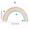 Large Rainbow Wall Decals For Kids Room Pastel Nursery Wall Stickers Mural 8